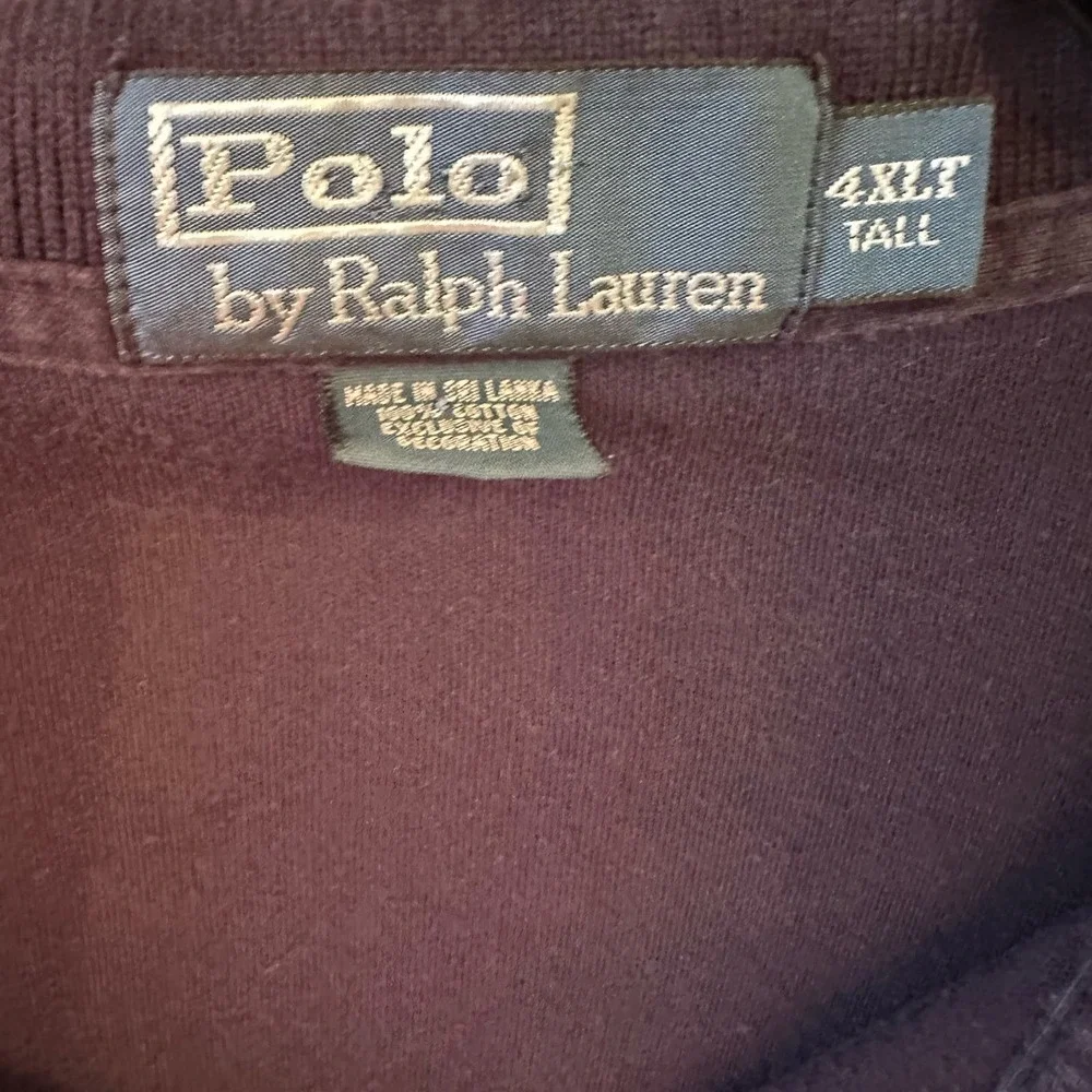 Polo Ralph Lauren navy‎ blue polo shirt 4XLT